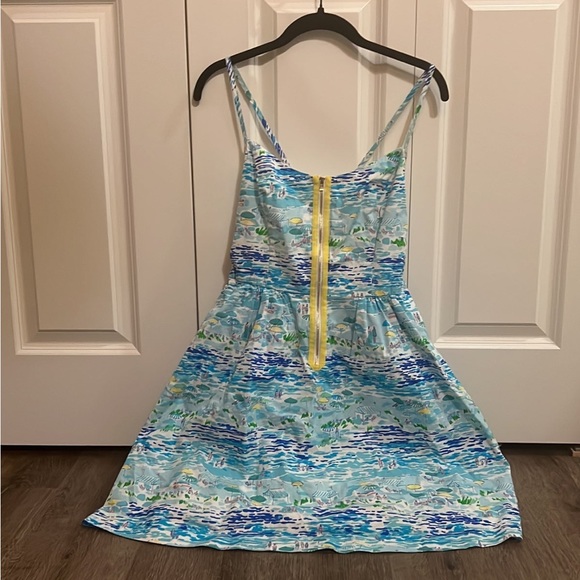 Lilly Pulitzer Dresses & Skirts - Lilly Pulitzer "Alexi" Dress High Tide Toile size 4